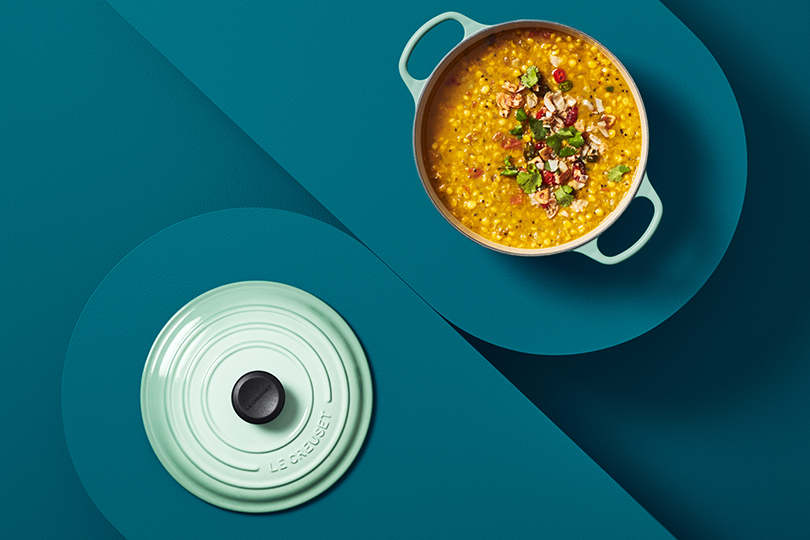 Dal Soup with Chili-Coconut Topping